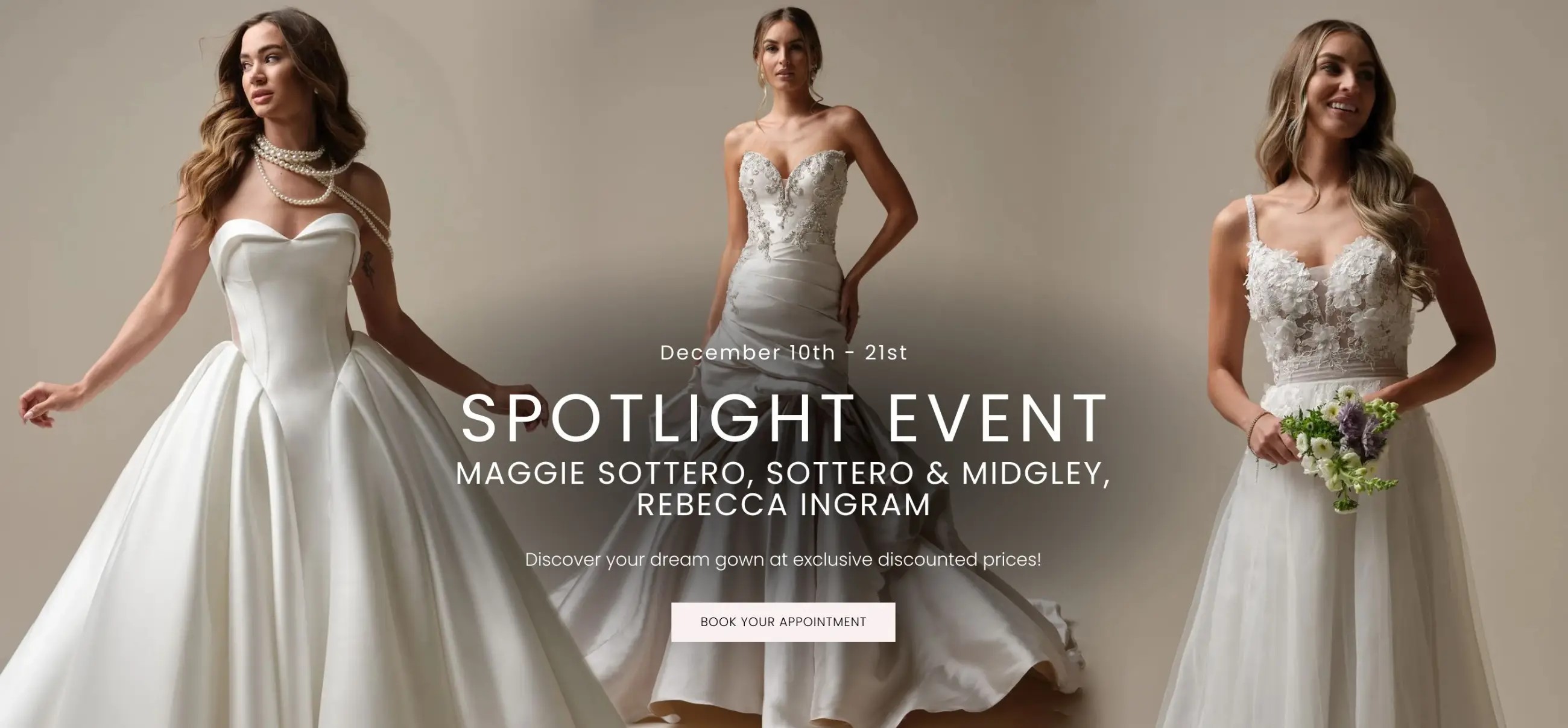 Spotlight Event: Maggie Sottero Desktop Banner